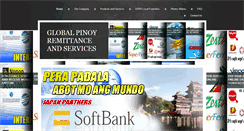 Desktop Screenshot of globalpinoyremittanceservices.com